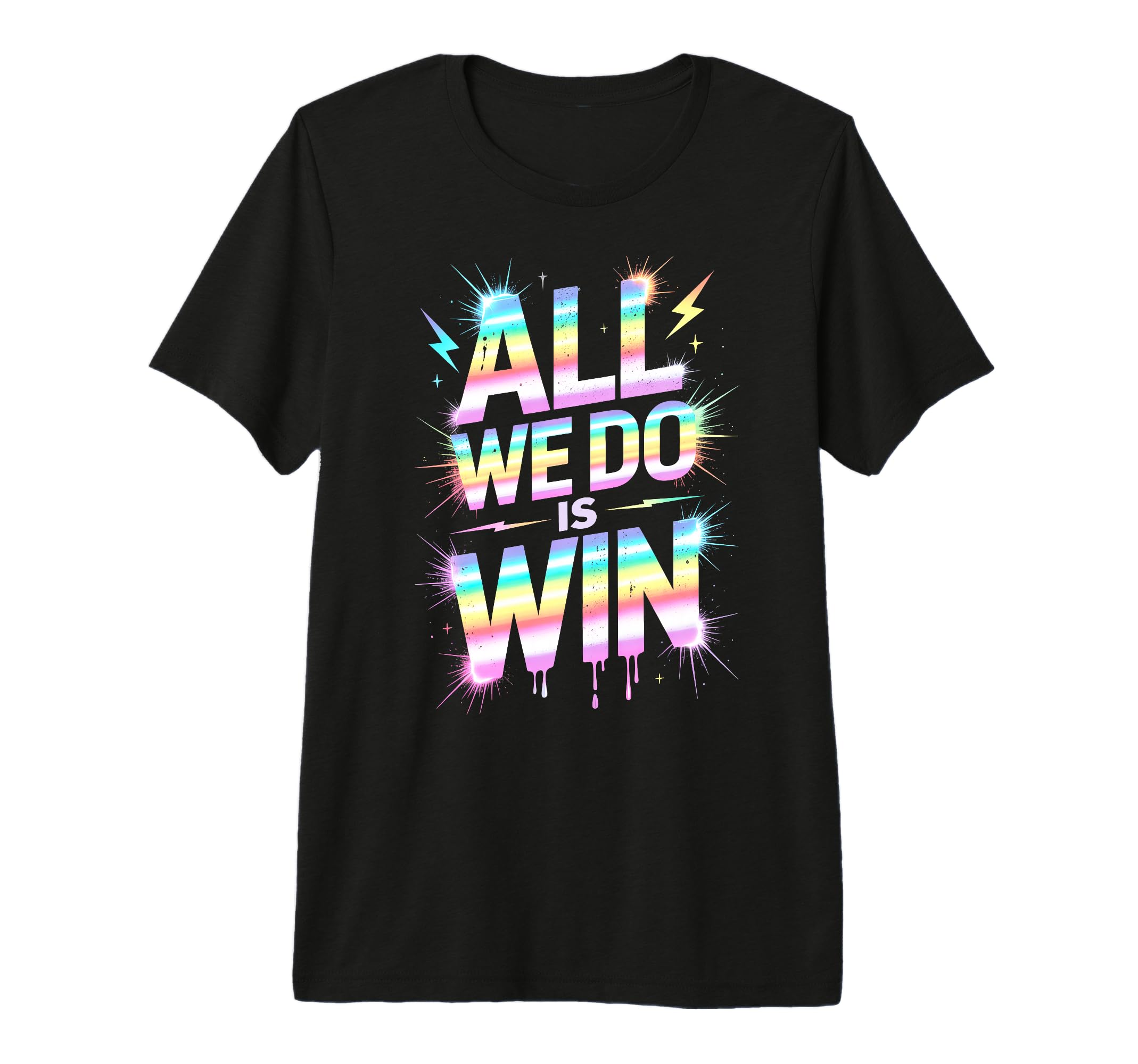 Lets Go All We Do Is Win Spirit Week T-Shirt - Minimalist Print Men Women
