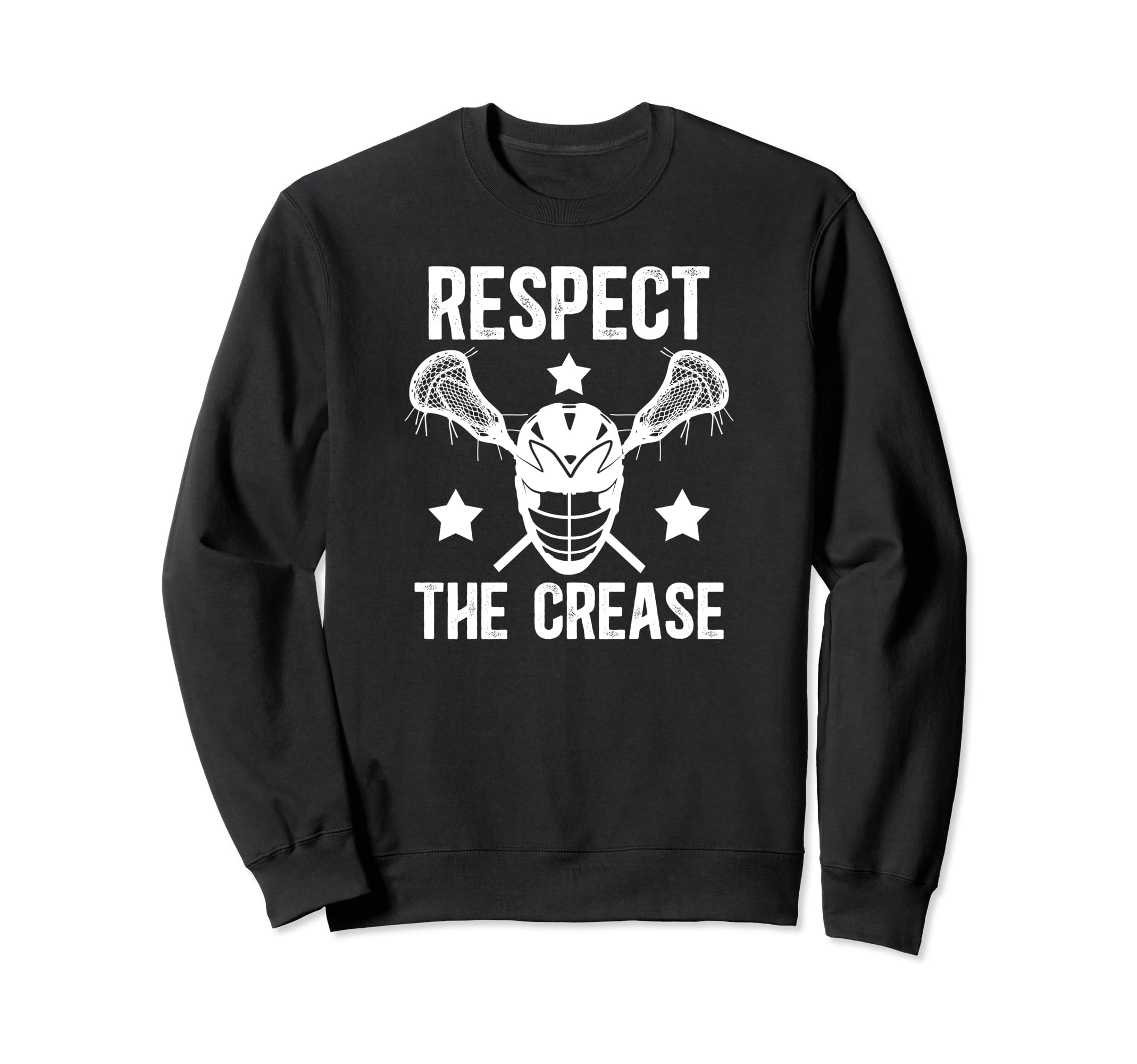 Respect Crease Lacrosse Sweatshirt - Casual Everyday Wear for Adults