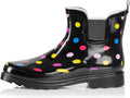 NORTY - Womens Ankle Rain Boots - Ladies Waterproof Winter Spring Garden Boot runs ½ size large