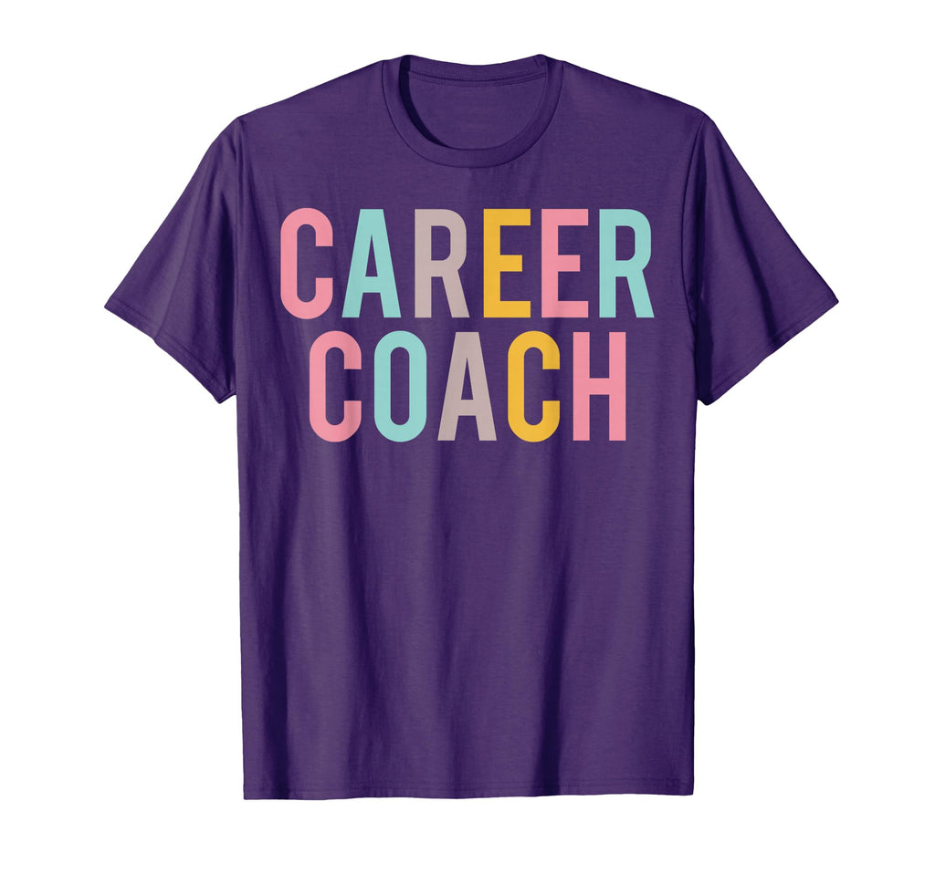 Career Coach Colorful Appreciation T-Shirt - Streetwear Style Men Women