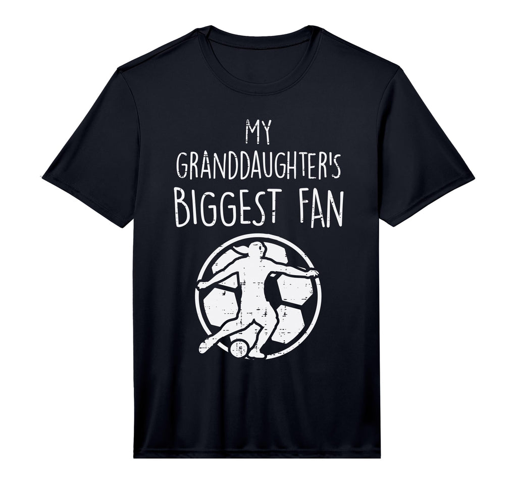Granddaughters Biggest Fan Soccer T-Shirt - Aesthetic Graphic for Adults