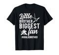 Little Brother Hockey Goalie Brother Hockey T-Shirt - Graphic Print Unisex