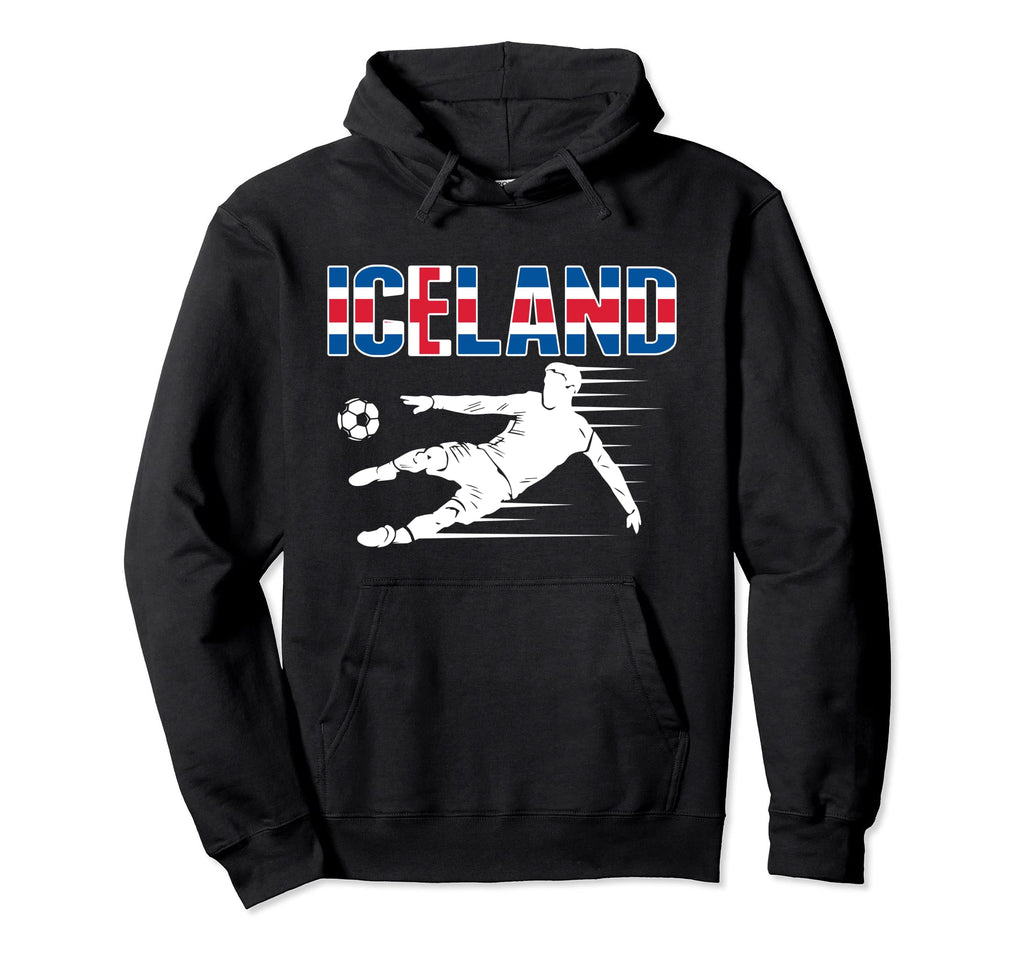 Iceland Soccer Fans Jersey Icelandic Hoodie - Custom Art Print Unisex