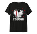 Ball Cousin Baseball Soccer Heart Nana T-Shirt - Custom Art Print Unisex