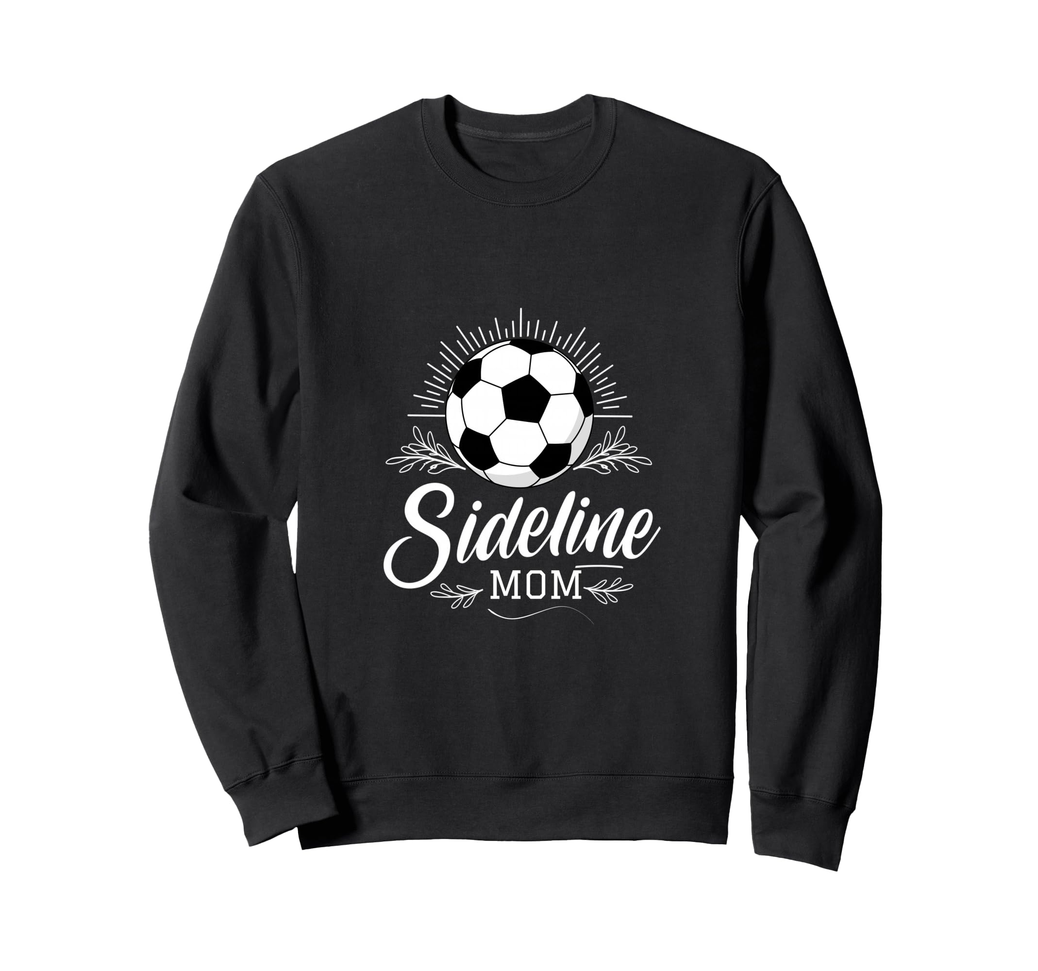 Sideline Mom Soccer Mama Soccer Mom Sweatshirt - Graphic Print for Adults