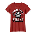 Soccer Spirit Strong T-Shirt - Minimalist Print Unisex