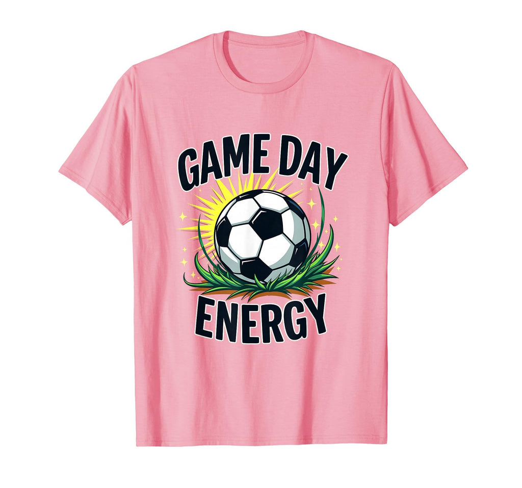 Game Day Energy Soccer Fan T-Shirt - Casual Everyday Wear Unisex
