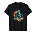 Soccer Player Lightning Sport Player T-Shirt - Novelty Apparel Men Women