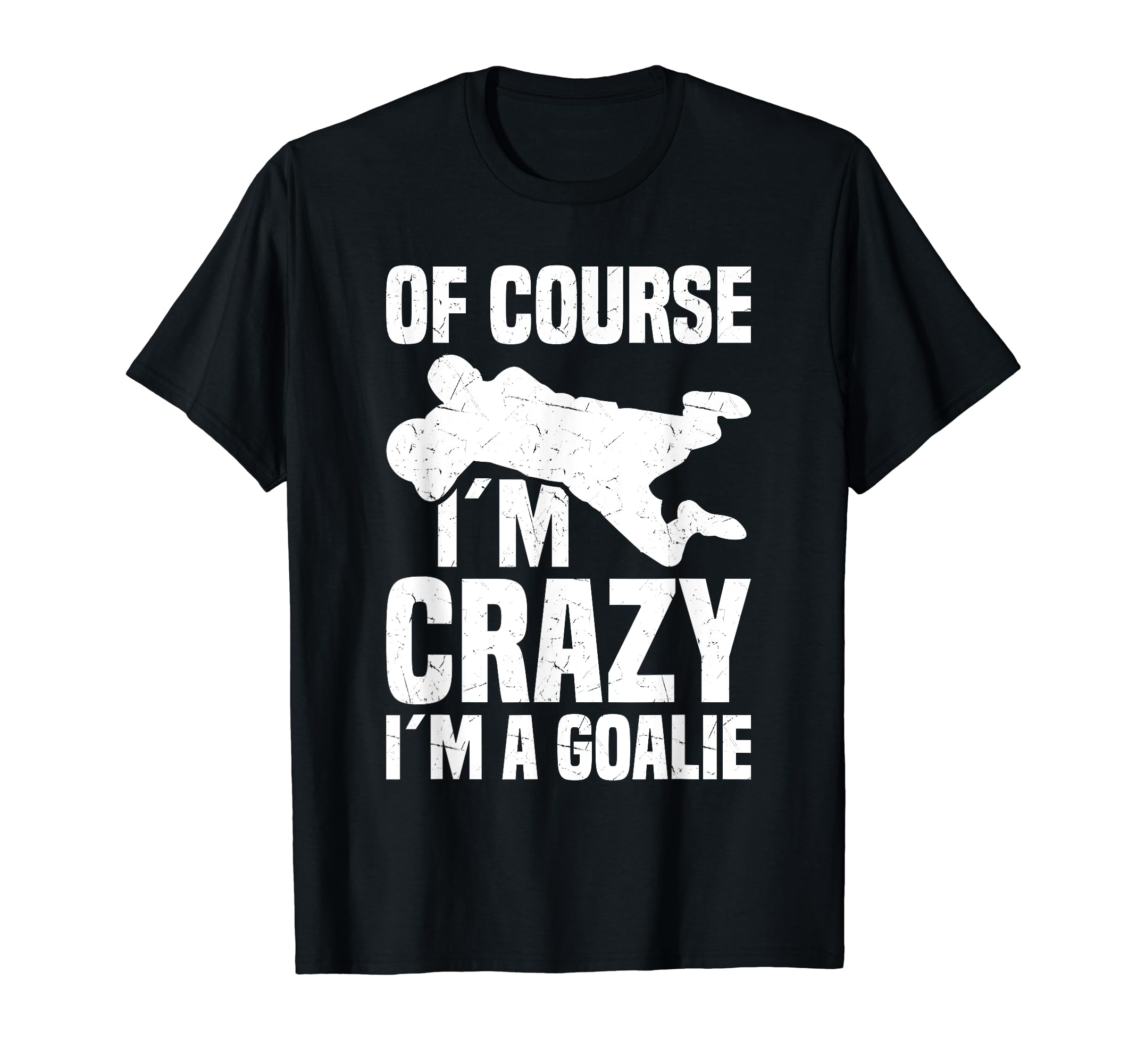 Soccer Goalkeeper Soccer Ball T-Shirt - Fun Novelty Design Men Women
