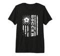Soccer Usa Us Flag Soccer Coach T-Shirt - Minimalist Print for Adults