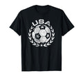 Trendy Usa Soccer Ball Logo T-Shirt - Unique Graphic Men Women