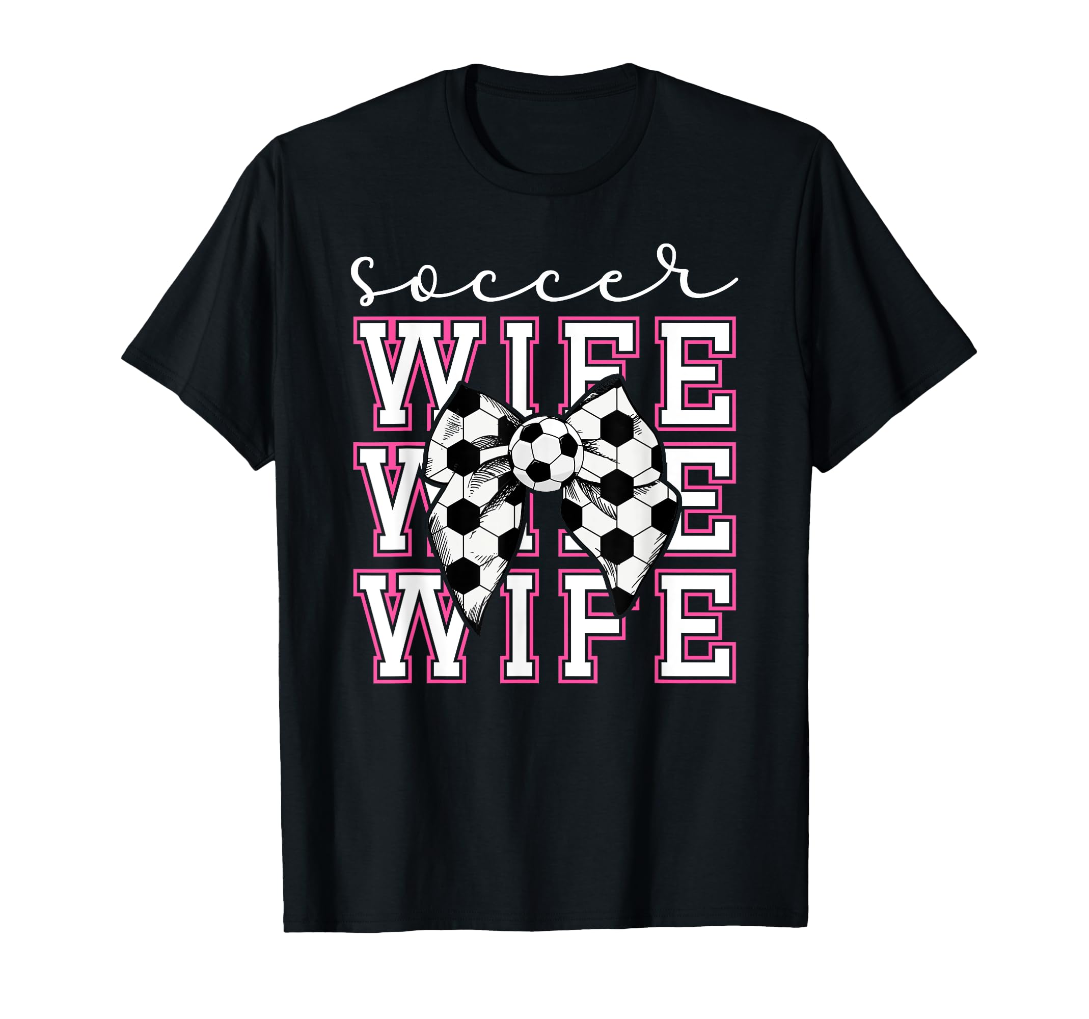Soccer Wife Soccer Player Coquette T-Shirt - Graphic Print Men Women