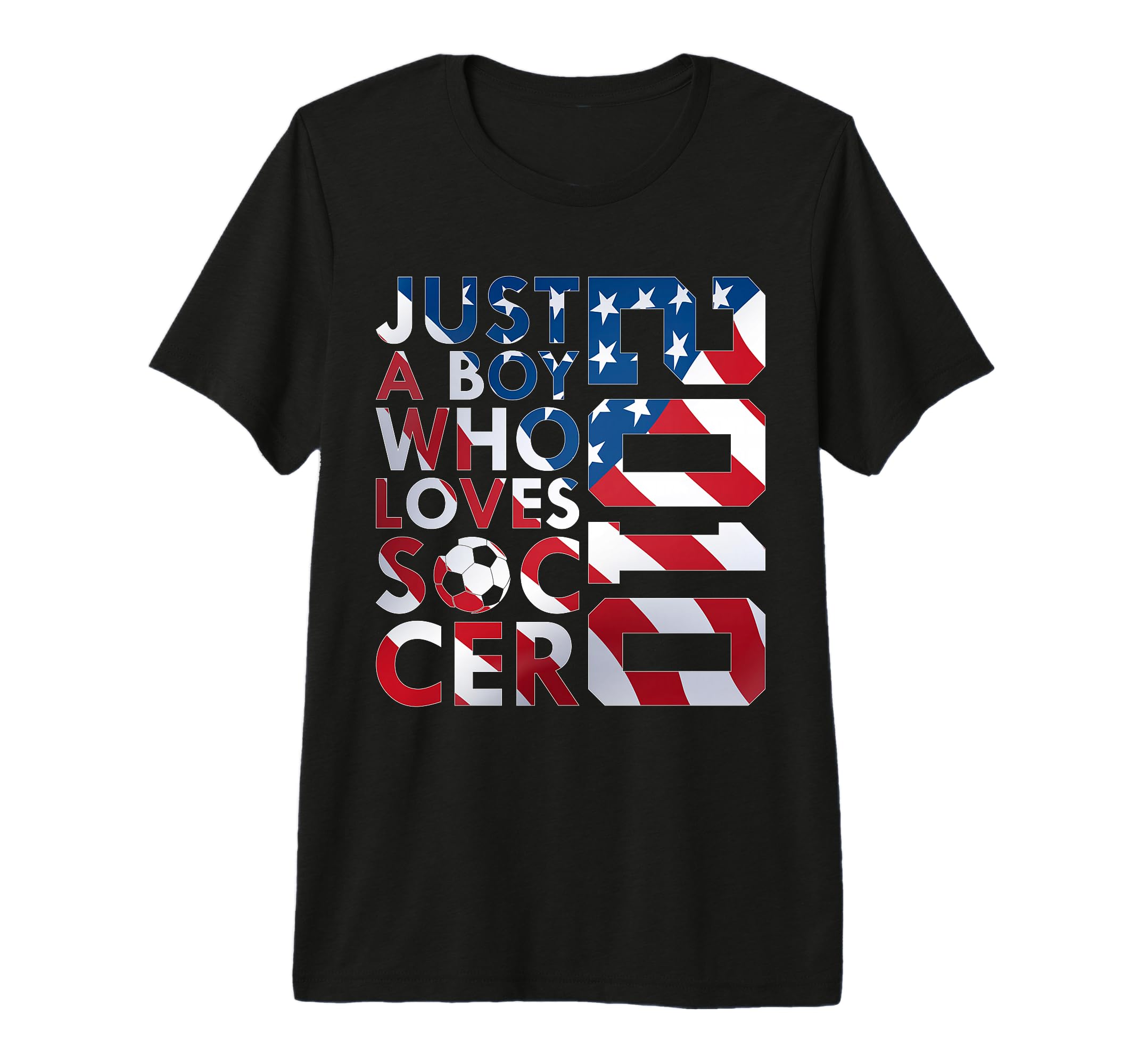 Mens 2010 Just Who Loves Soccer T-Shirt - Aesthetic Graphic for Adults