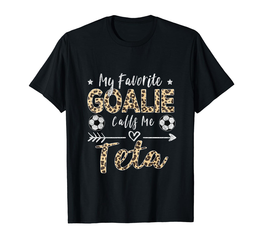 My Favorite Goalie Calls Me Teta Arabic T-Shirt - Aesthetic Graphic Unisex
