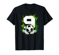 9 Years Old Birthday Soccer Football T-Shirt - Unique Graphic for Adults