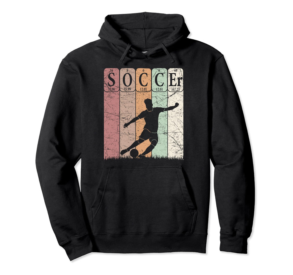 Soccer Periodic Table Elements Soccer Hoodie - Minimalist Print Unisex