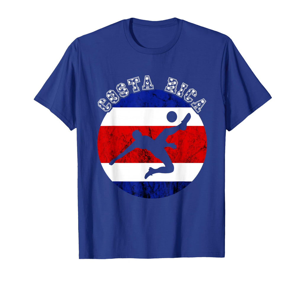 Costa Rican Soccer Team Costa Rica Flag T-Shirt - Minimalist Print Unisex