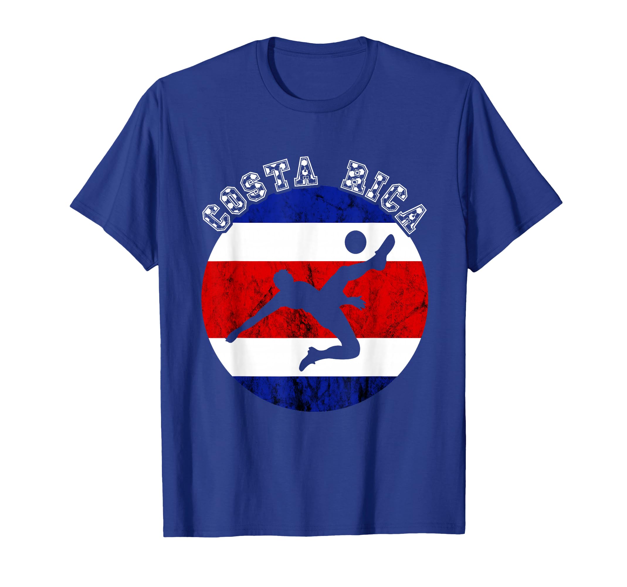 Costa Rican Soccer Team Costa Rica Flag T-Shirt - Minimalist Print Unisex