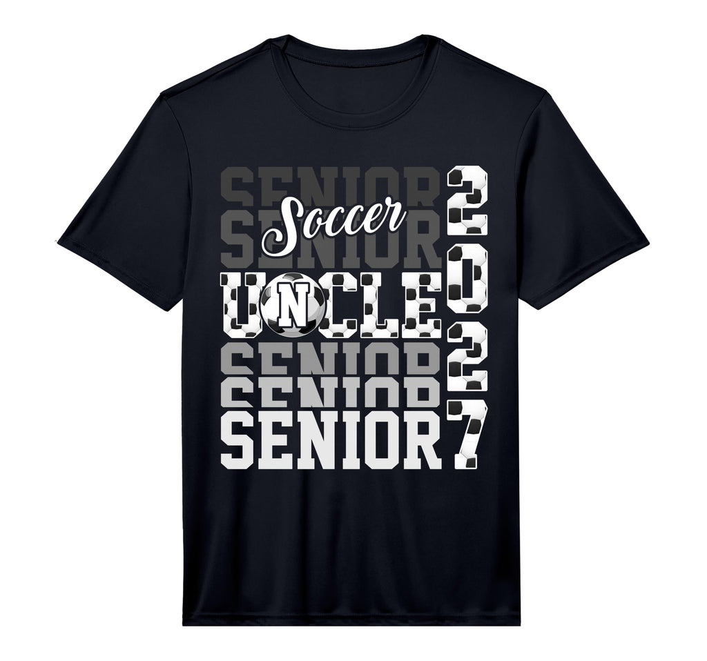 Senior 2027 Soccer Uncle Proud Family T-Shirt - Novelty Apparel Unisex