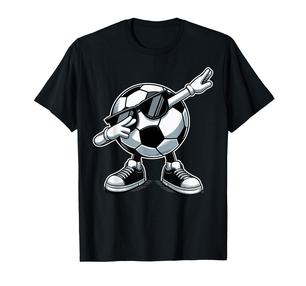 Funny Dabbing Dab Soccer Player Ball T-Shirt - Trendy Graphic Unisex