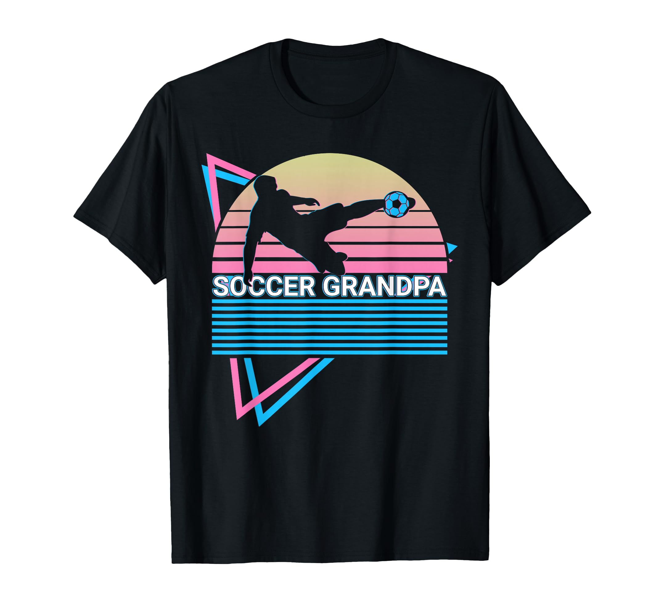 Soccer Grandpa Soccer Player Gifts T-Shirt - Minimalist Print for Adults