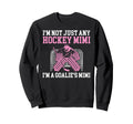 Im Hockey Goalie Mimi Hockey Keeper Sweatshirt - Unique Graphic Men Women