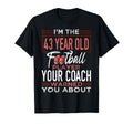 Football 43Rd Birthday Party Player T-Shirt - Unique Graphic Unisex