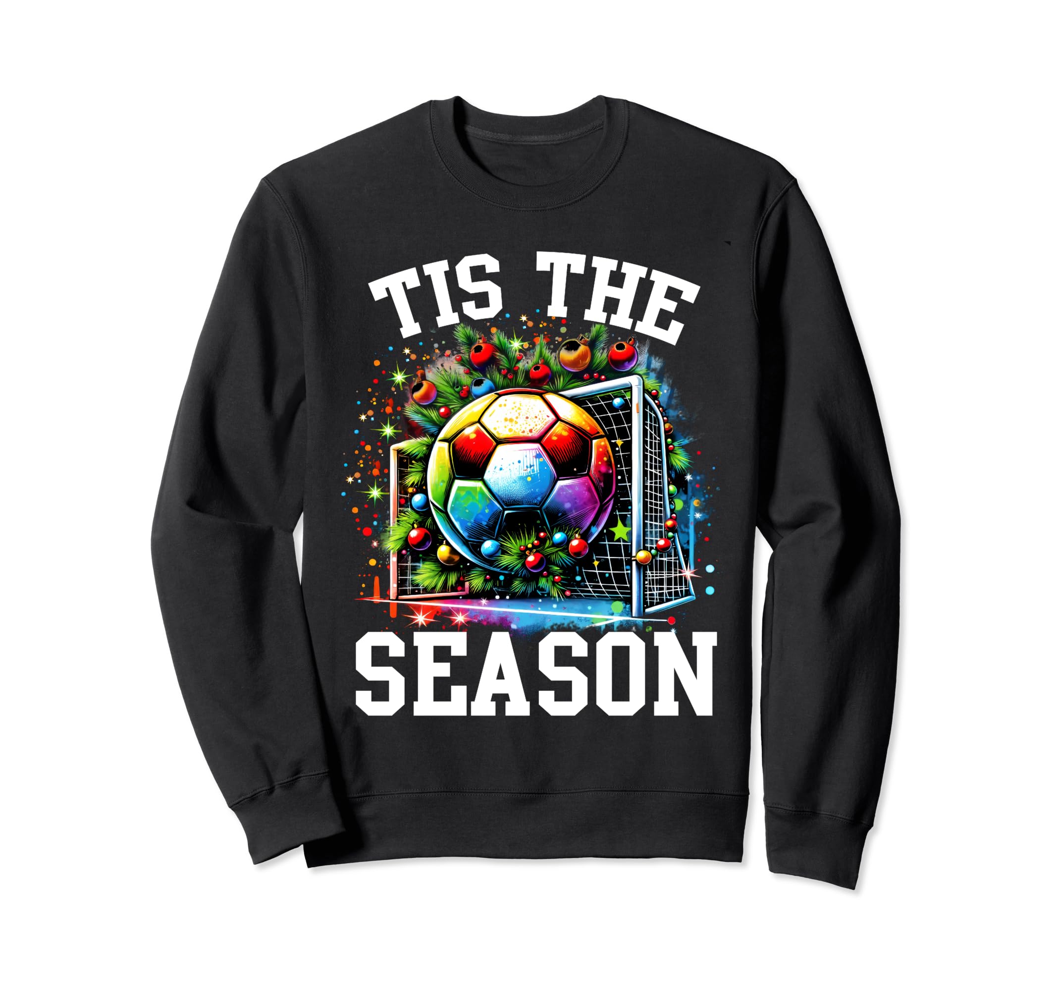 Tis Season Soccer Player Sweatshirt - Minimalist Print Unisex