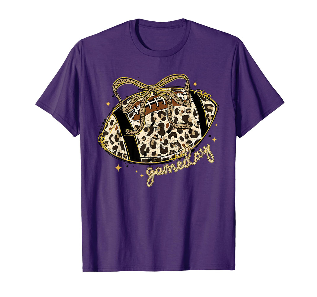 Camo Football Game Day Preppy Coquette T-Shirt - Novelty Apparel Men Women