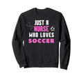 Soccer School Nurse Rn Icu Er Sweatshirt - Custom Art Print for Adults