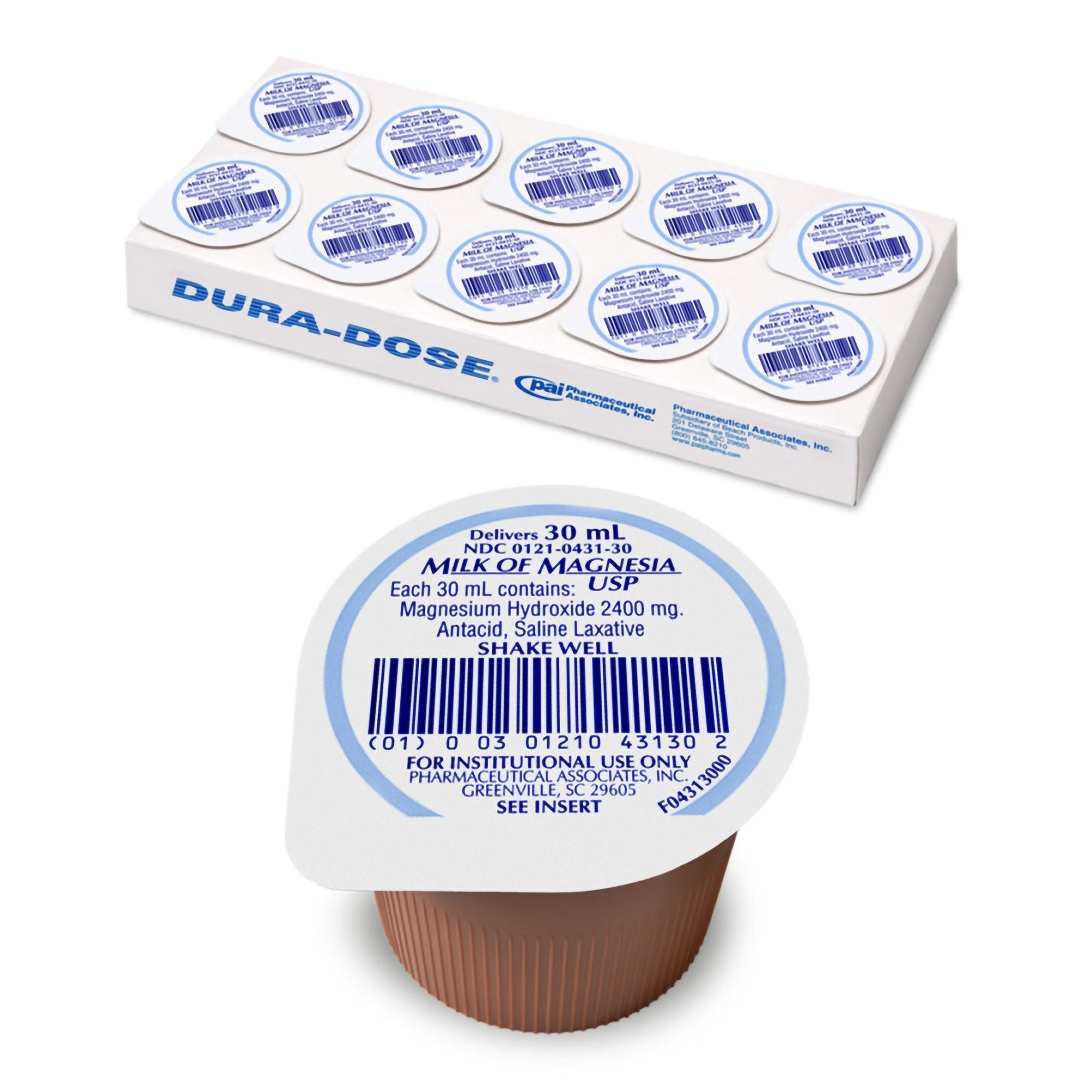 Pharma Tek Milk of Magnesia Magnesium Hydroxide Laxative 00121043130