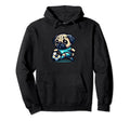 Pug Dog Soccer Player Champion Fan Hoodie - Custom Art Print for Adults