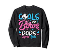 Gender Reveal Goals Or Bows Pops Sweatshirt - Streetwear Style Men Women