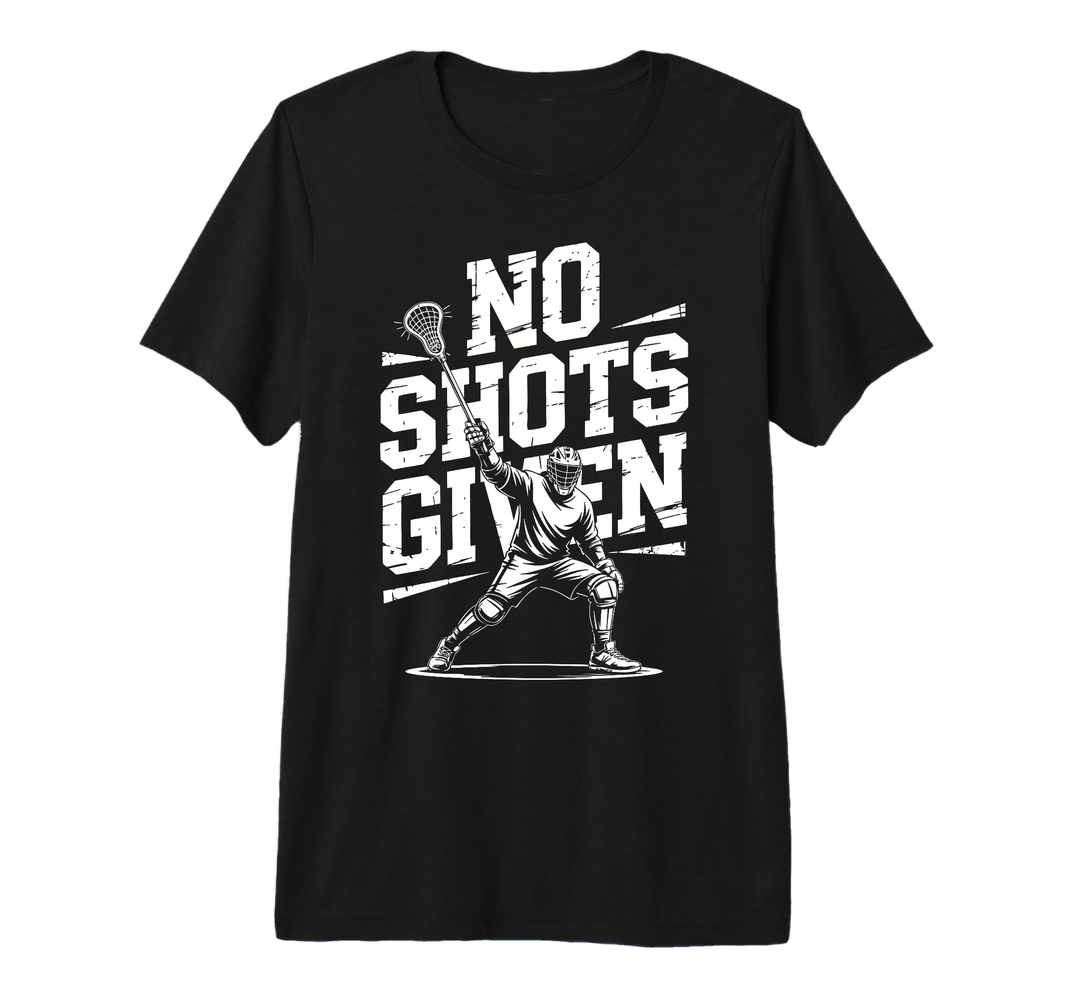 Lacrosse Goalie Defense Lax T-Shirt - Streetwear Style Men Women