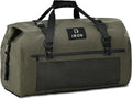 BORLENI Waterproof Motorcycle Dry Duffel Bag Luggage Tail Bag with Large Storage Space,Roll Top Closure, Shoulder Straps, Inner Pocket and Mesh Pocket for Motorcycling Travel Camping (Army Green,70L)