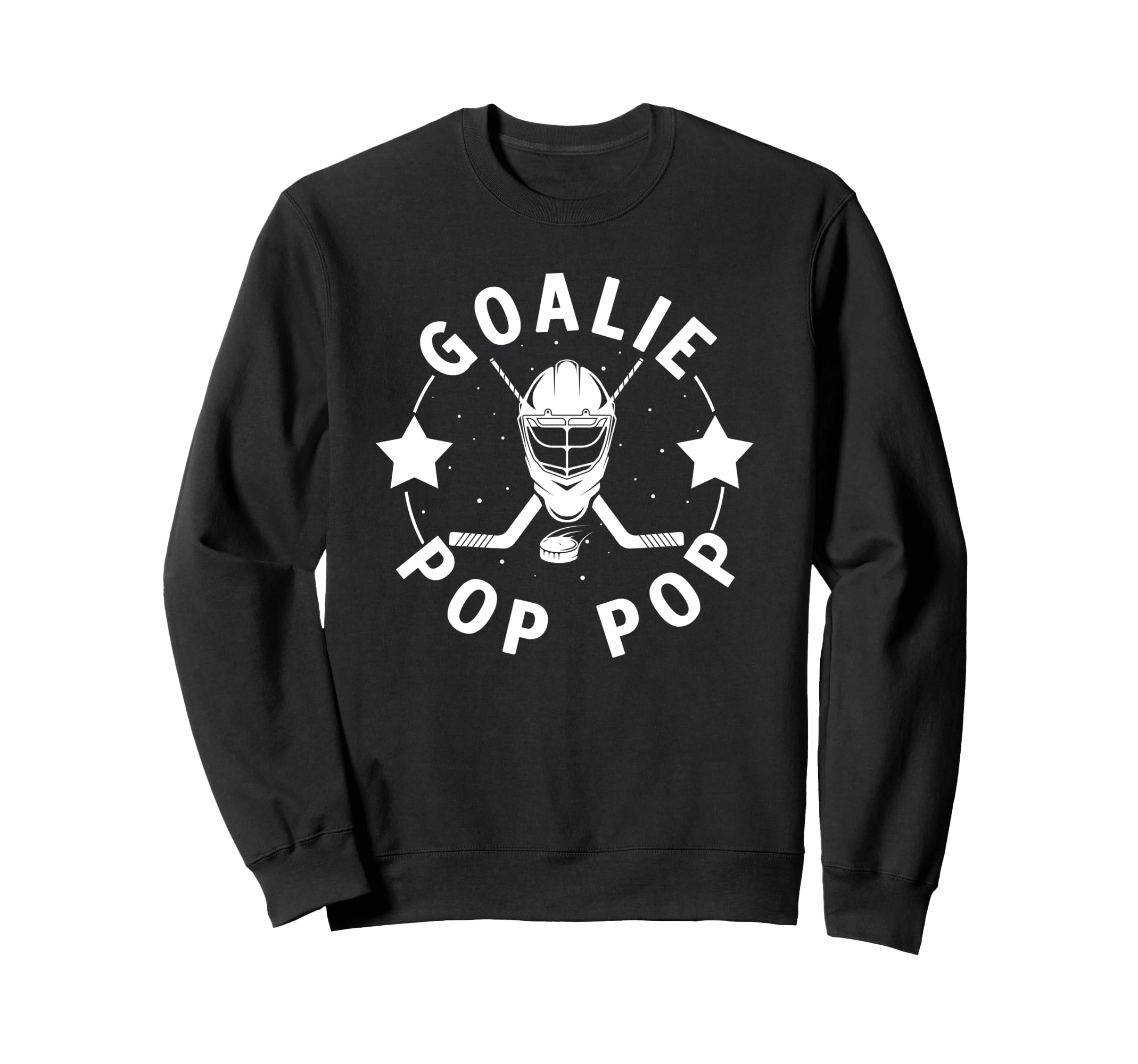 Ice Hockey Goalie Pop Pop Ice Hockey Sweatshirt - Streetwear Style Unisex