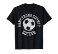 Armstrong County Soccer Distressed 90S T-Shirt - Aesthetic Graphic Unisex