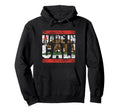 Distressed Made Cali California Flag Hoodie - Novelty Apparel for Adults