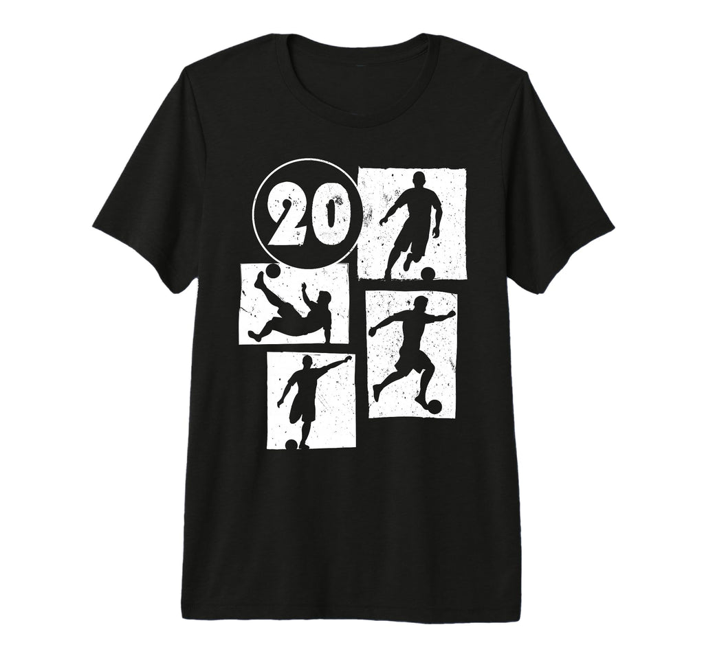 20Th Birthday Soccer Player T-Shirt - Fun Novelty Design for Adults