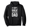 Favorite Ice Hockey Goalie Dad Hockey Hoodie - Custom Art Print for Adults