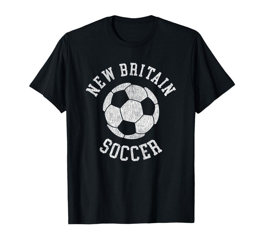New Britain Soccer Distressed 90S T-Shirt - Unique Graphic Unisex