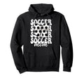 Soccer Mom Soccer Mama Mothers Day Coquette Hoodie - Trendy Graphic Unisex