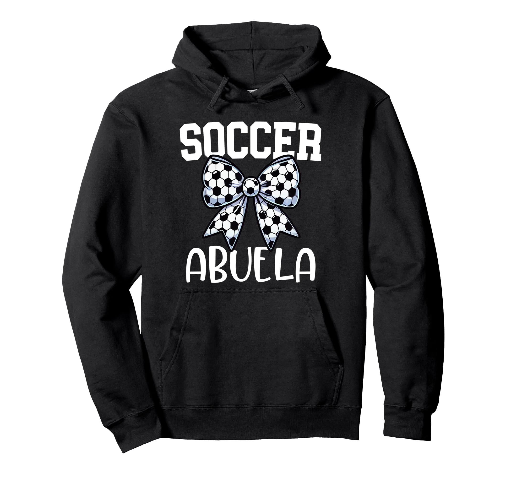Soccer Abuela Game Day Grandma Soccer Hoodie - Casual Everyday Wear Unisex