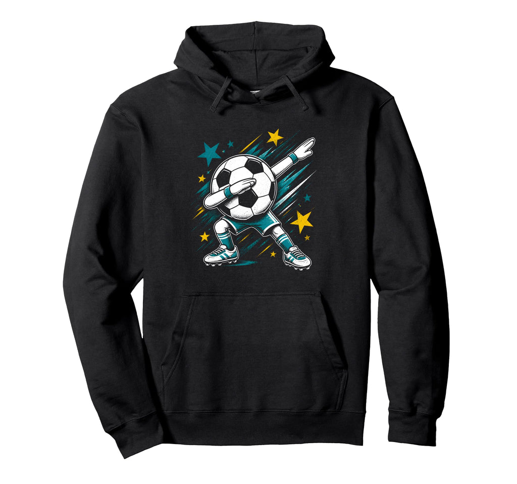 Dabbing Soccer Ball Hoodie - Casual Everyday Wear Unisex