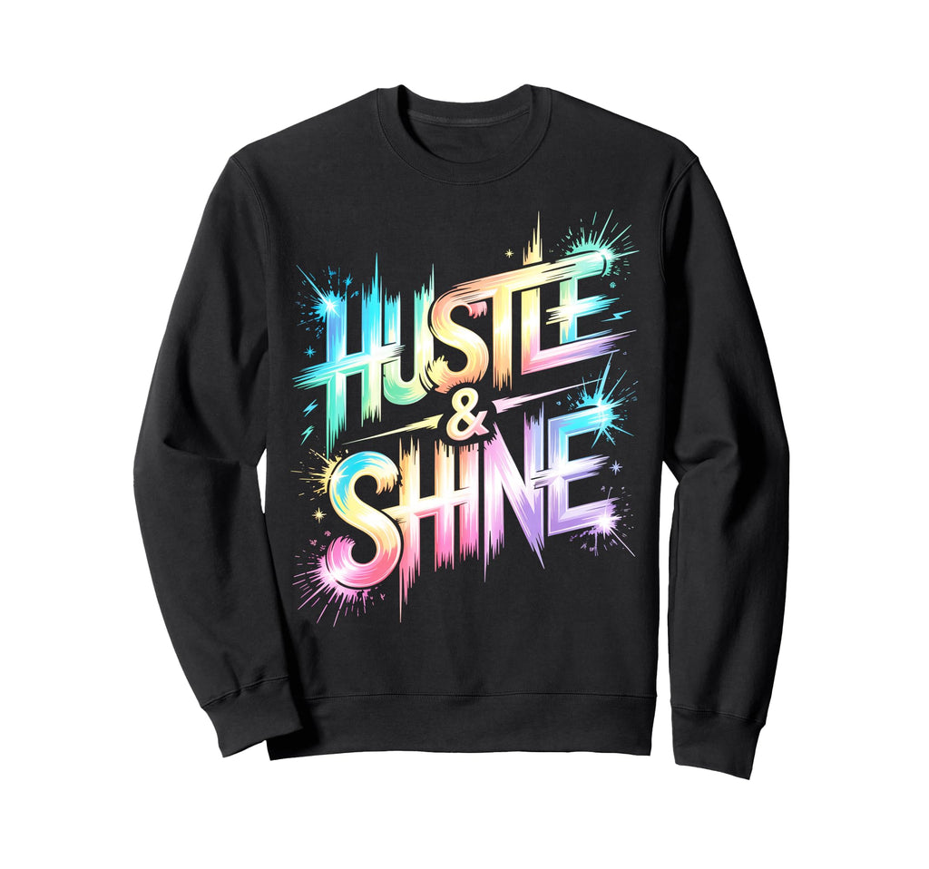 Lets Go Hustle Shine Spirit Week Sweatshirt - Custom Art Print Men Women