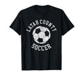 Latah County Soccer Distressed 90S T-Shirt - Casual Everyday Wear Unisex