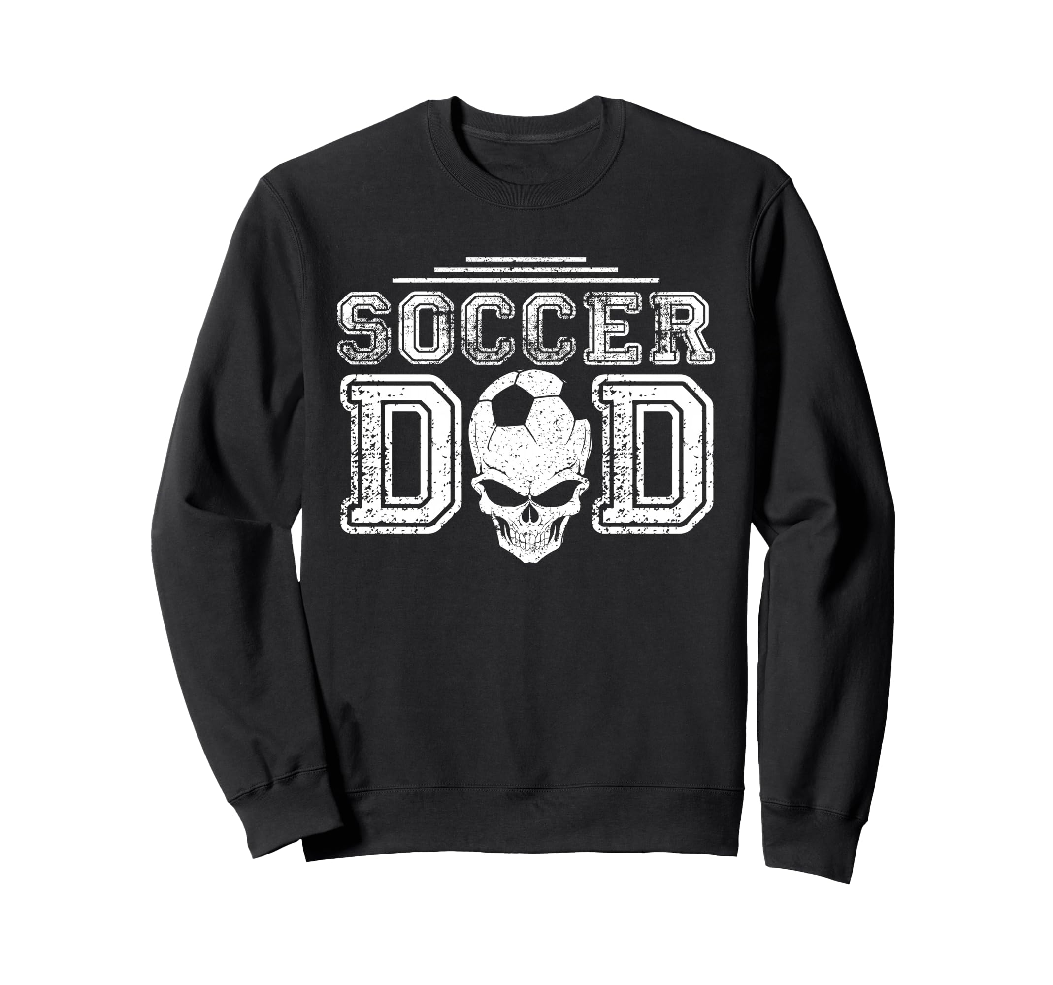 Soccer Dad Skull Soccer Player Funny Sweatshirt - Trendy Graphic Men Women