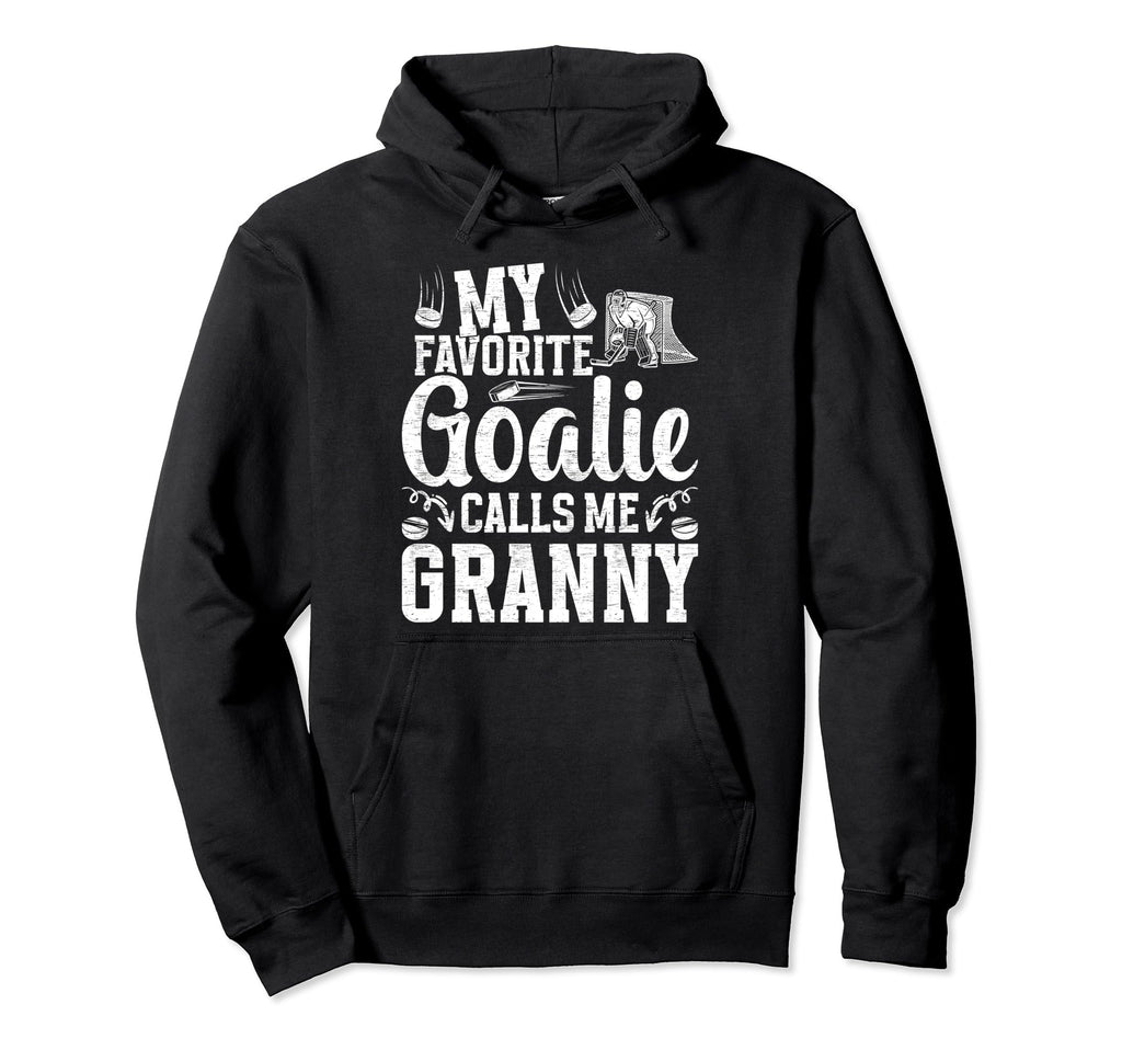Favorite Ice Hockey Goalie Granny Ice Hoodie - Aesthetic Graphic Men Women