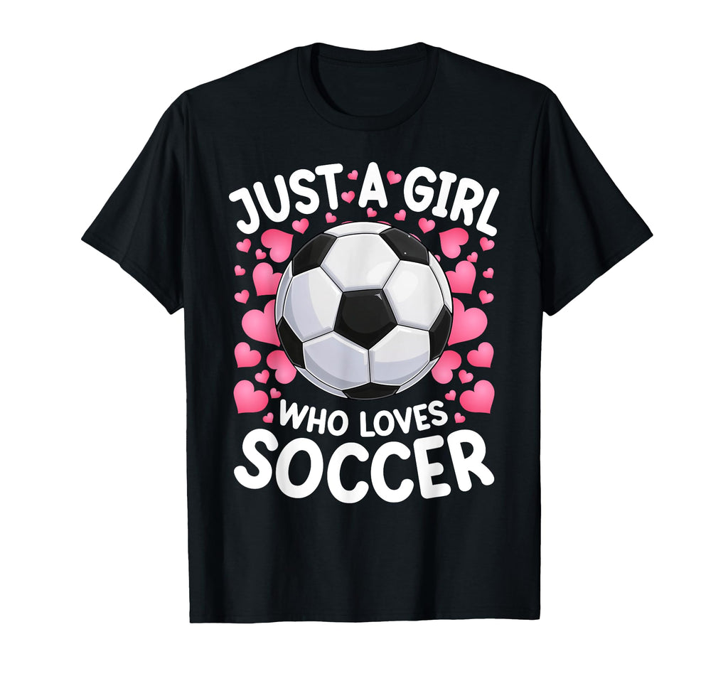 Just Who Loves Soccer Soccer Football T-Shirt - Trendy Graphic Unisex