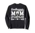 Lacrosse Goalkeeper Mom Funny Mom Sweatshirt - Aesthetic Graphic Unisex